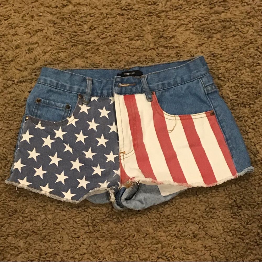 American flag shorts